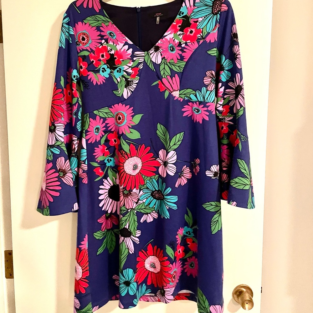 Trina Turk Floral Jersey Dress